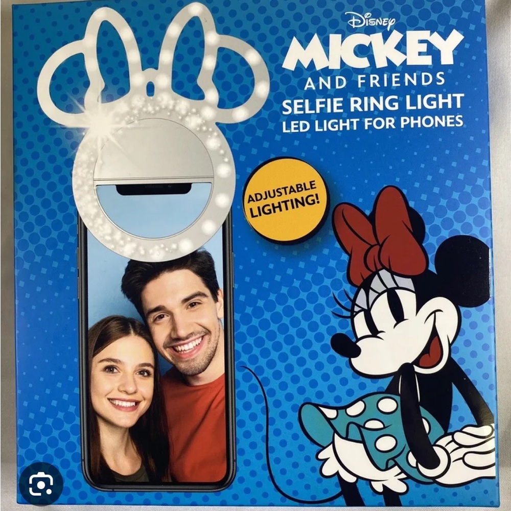 Minnie & Mickey phone Disney ring light